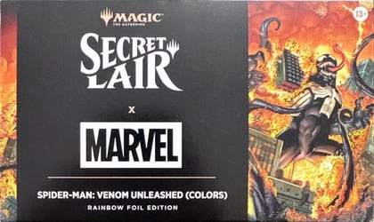 Secret Lair Drop: Secret Lair x Marvel's Spider-Man: Venom Unleashed (Colors) - Rainbow Foil Edition, Secret Lair Drop Series P653122