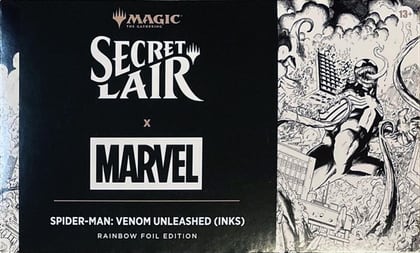 Secret Lair Drop: Secret Lair x Marvel's Spider-Man: Venom Unleashed (Inks) - Rainbow Foil Edition, Secret Lair Drop Series P653123