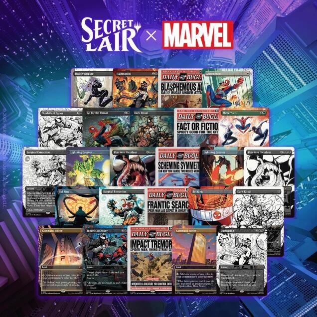 Secret Lair Drop: Secret Lair x Marvel's Spider-Man: The Non-Foil Web-Slinger Bundle, Secret Lair Drop Series P655097