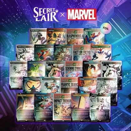 Secret Lair Drop: Secret Lair x Marvel's Spider-Man: The Foil Web-Slinger Bundle, Secret Lair Drop Series P655098