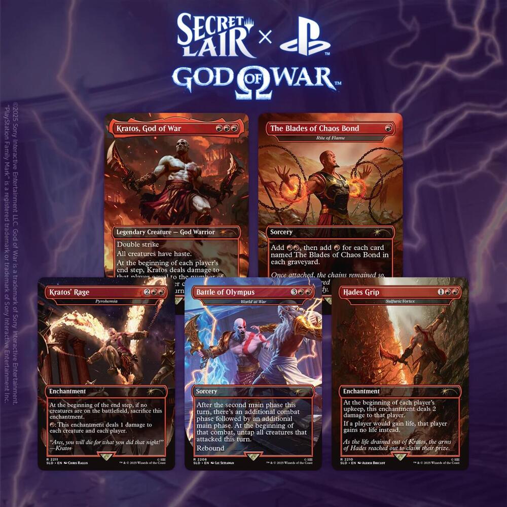 Secret Lair x God of War: Greek - Non-Foil Edition, Secret Lair Drop Series P657420