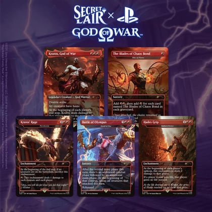 Secret Lair x God of War: Greek - Non-Foil Edition, Secret Lair Drop Series P657420