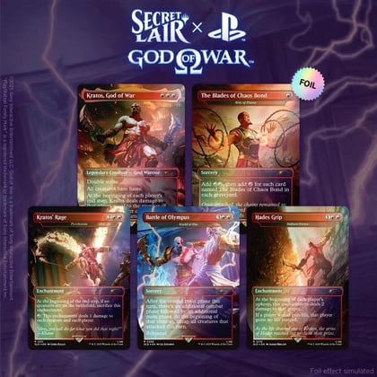 Secret Lair x God of War: Greek - Traditional Foil Edition, Secret Lair Drop Series P657421
