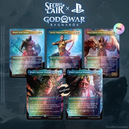 Secret Lair x God of War: Norse - Traditional Foil Edition, Secret Lair Drop Series P657423