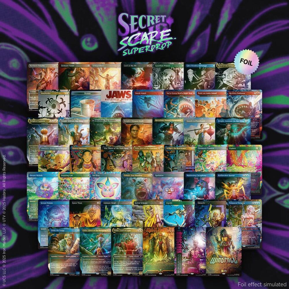 Secret Lair Drop: Secret Scare Superdrop: Eddie's Metal As Hell All Foil Bundle, Secret Lair Drop Series P657868
