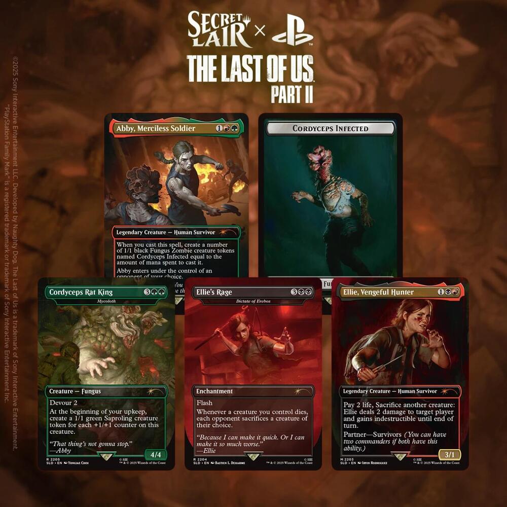 Secret Lair x The Last of Us Part II - Non-Foil Edition, Secret Lair Drop Series P658348