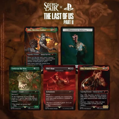 Secret Lair x The Last of Us Part II - Non-Foil Edition, Secret Lair Drop Series P658348