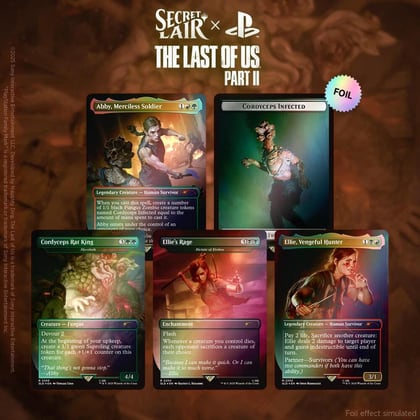 Secret Lair x The Last of Us Part II - Rainbow Foil Edition, Secret Lair Drop Series P658349