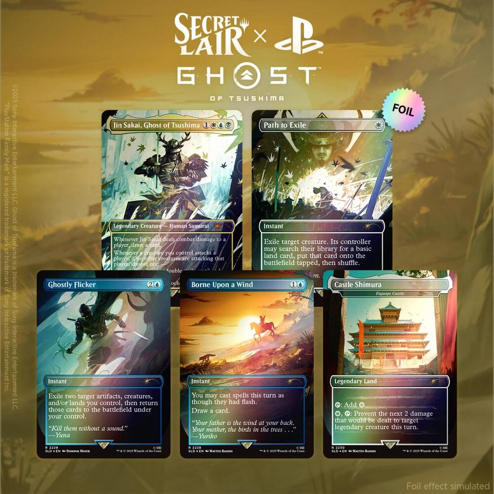 Secret Lair x Ghost of Tsushima - Rainbow Foil Edition, Secret Lair Drop Series P658353