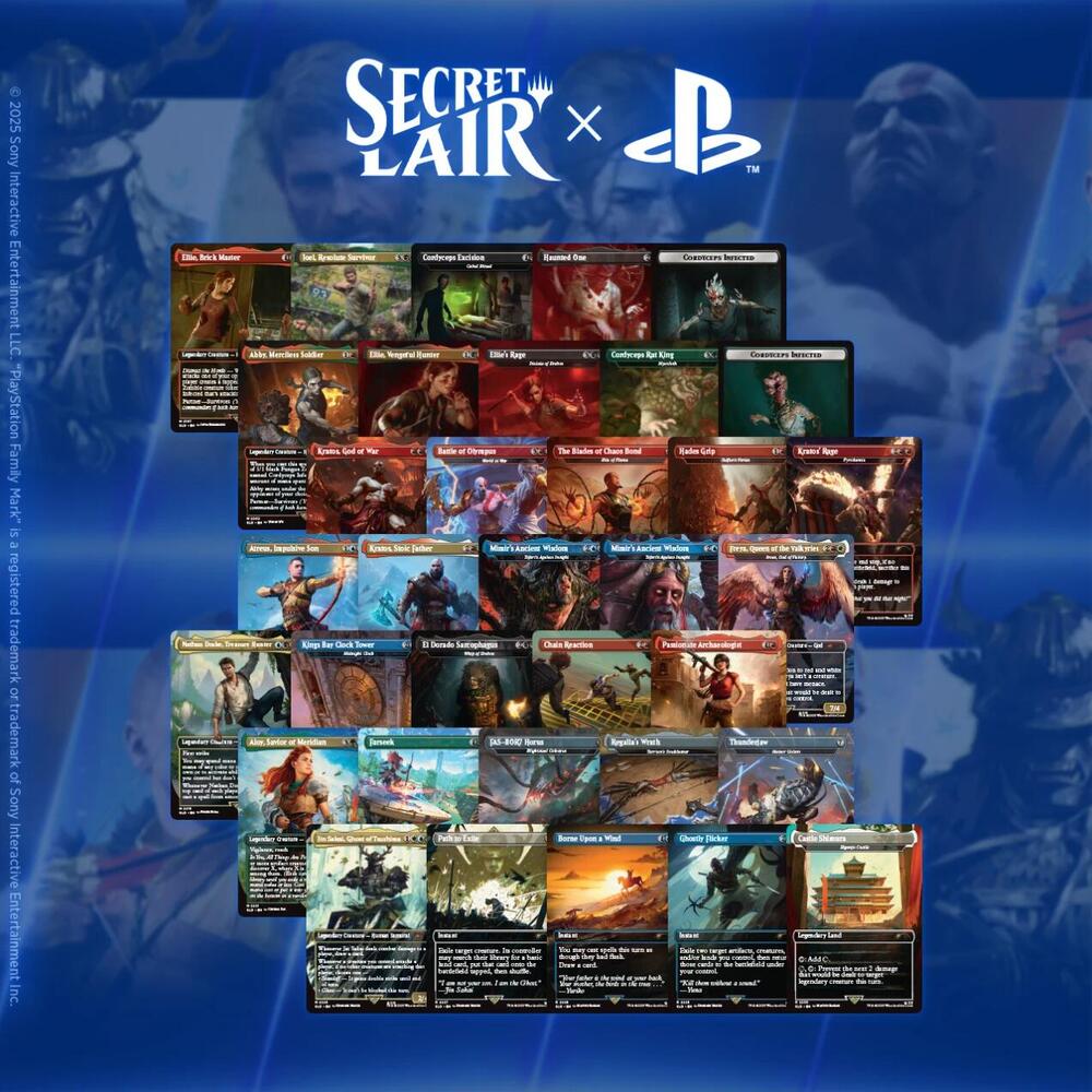 Secret Lair x Playstation Superdrop: Non-Foil Trophy Bundle, Secret Lair Drop Series P660337