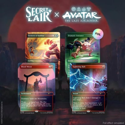 Secret Lair x Avatar: The Last Airbender: Everything Changed - Rainbow Foil Edition, Secret Lair Drop Series P662590
