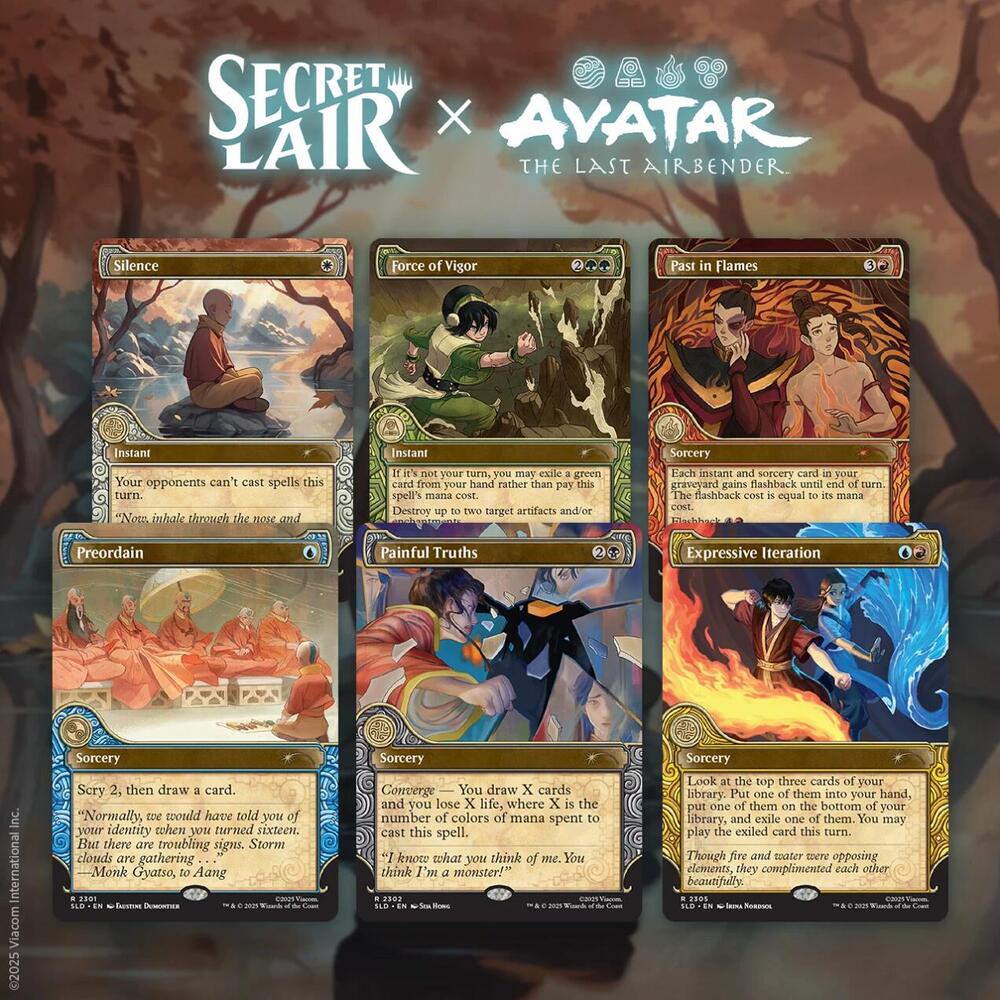 Secret Lair x Avatar: The Last Airbender: One with the Elements - Non-Foil Edition, Secret Lair Drop Series P662596