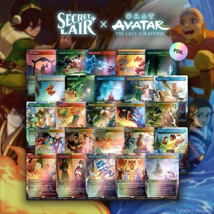 Secret Lair x Avatar: The Last Airbender Superdrop: Avatar State Foil Bundle, Secret Lair Drop Series P664031