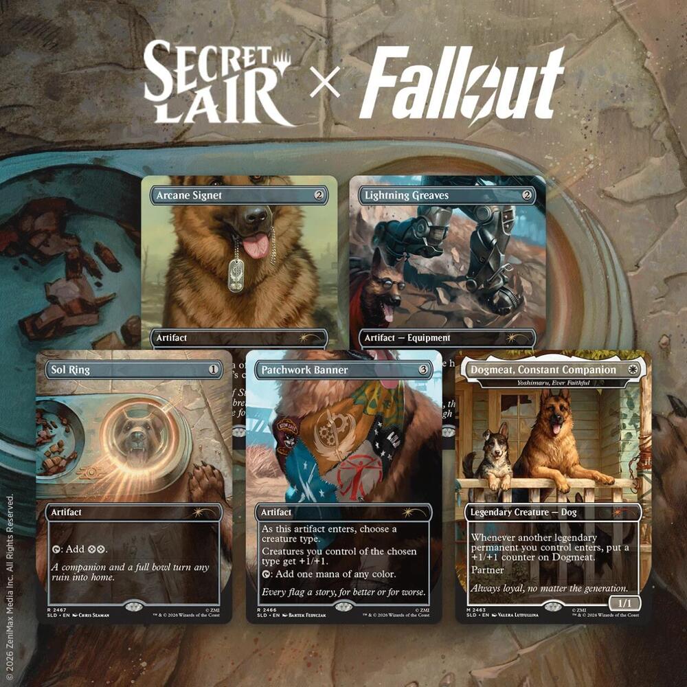Secret Lair Drop: Secret Lair x Fallout: Greet the Dog - Non-Foil Edition, Secret Lair Drop Series P673777