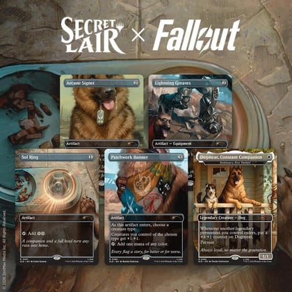 Secret Lair Drop: Secret Lair x Fallout: Greet the Dog - Non-Foil Edition, Secret Lair Drop Series P673777