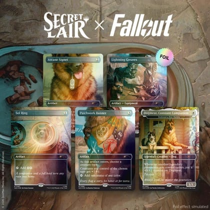 Secret Lair Drop: Secret Lair x Fallout: Greet the Dog - Traditional Foil Edition, Secret Lair Drop Series P673779