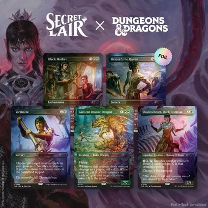 Secret Lair Drop: Secret Lair x Dungeons & Dragons: Shadowheart’s Devotion - Traditional Foil Edition, Secret Lair Drop Series P677401