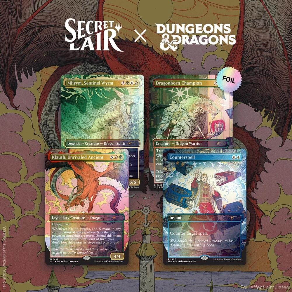 Secret Lair Drop: Secret Lair x Dungeons & Dragons: Whispers in Candlekeep - Foil Edition, Secret Lair Drop Series P677409
