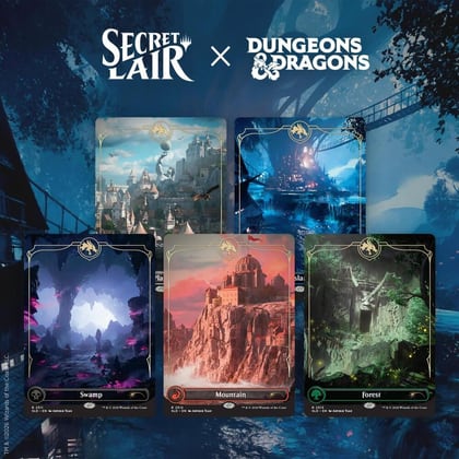 Secret Lair Drop: Secret Lair x Dungeons & Dragons: Lands of the Forgotten Realms - Non-Foil Edition, Secret Lair Drop Series P677412