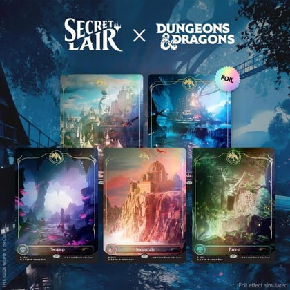 Secret Lair Drop: Secret Lair x Dungeons & Dragons: Lands of the Forgotten Realms - Traditional Foil Edition, Secret Lair Drop Series P677413