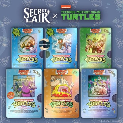 Secret Lair Drop: Secret Lair x Teenage Mutant Ninja Turtles: VHS Villains - Traditional Foil Edition, Secret Lair Drop Series P679543