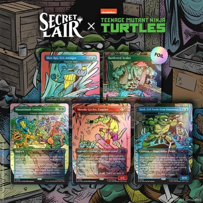Secret Lair Drop: Secret Lair x Teenage Mutant Ninja Turtles: The Mighty Mutanimals - Traditional Foil Edition, Secret Lair Drop Series P679646