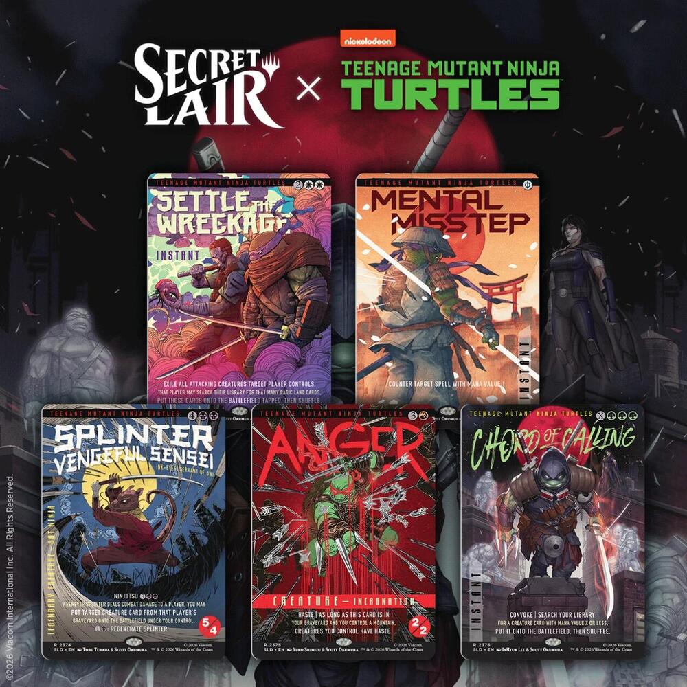 Secret Lair Drop: Secret Lair x Teenage Mutant Ninja Turtles: The Last Ronin - Non-Foil Edition, Secret Lair Drop Series P680226