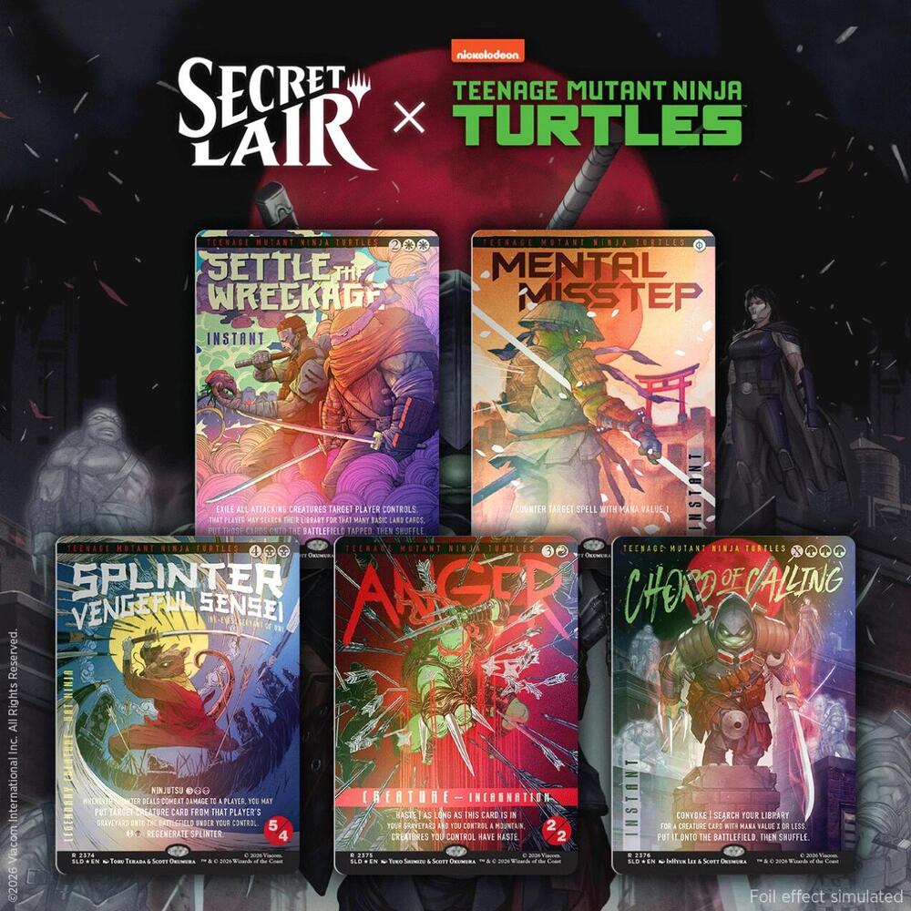 Secret Lair Drop: Secret Lair x Teenage Mutant Ninja Turtles: The Last Ronin - Traditional Foil Edition, Secret Lair Drop Series P680227