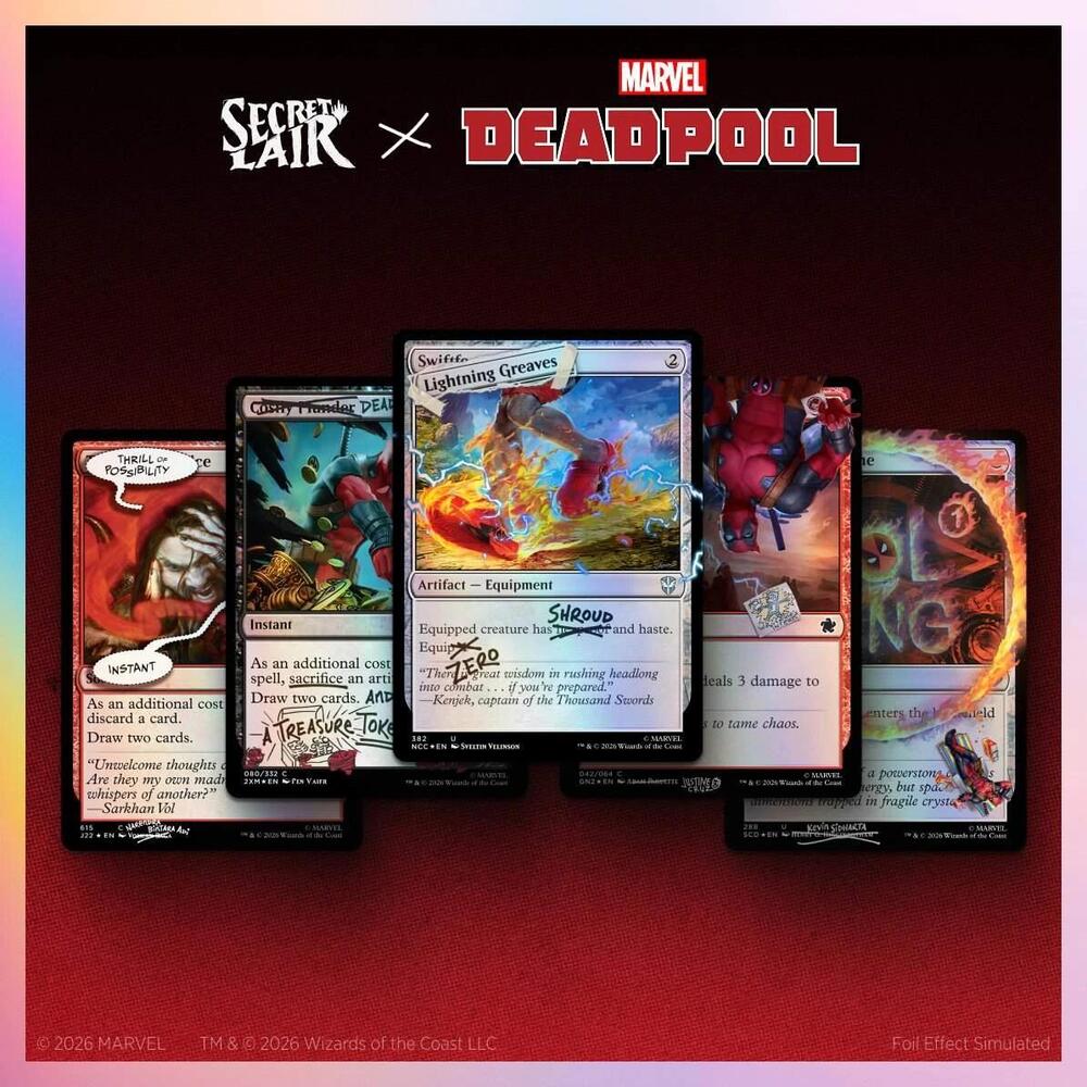Secret Lair Drop: Secret Lair x Marvel's Deadpool: I Fixed It (You're Welcome) - Traditional Foil Edition, Secret Lair Drop Series P686666