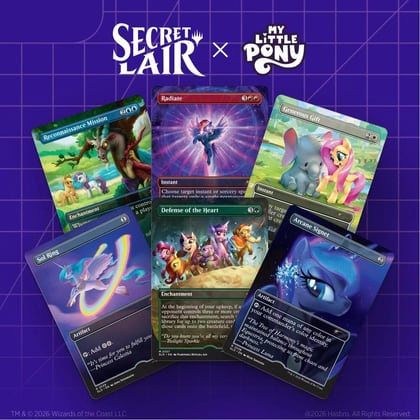 Secret Lair Drop: Secret Lair x My Little Pony: Friendship is Magic - Non-Foil Edition, Secret Lair Drop Series P691175