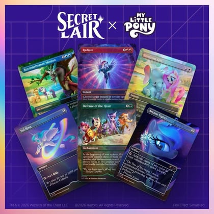 Secret Lair Drop: Secret Lair x My Little Pony: Friendship is Magic - Traditional Foil Edition, Secret Lair Drop Series P691182