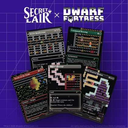 Secret Lair Drop: Secret Lair x Dwarf Fortress: Create New World - Non-Foil Edition, Secret Lair Drop Series P691187