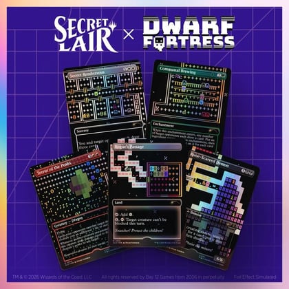 Secret Lair Drop: Secret Lair x Dwarf Fortress: Create New World - Traditional Foil Edition, Secret Lair Drop Series P691188