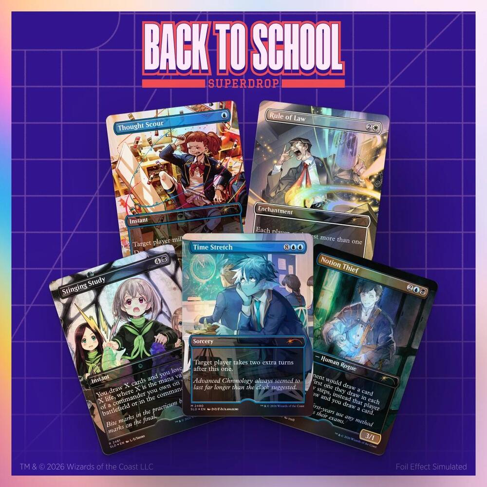 Secret Lair Drop: Maho Gakuin Seishun Hakusho - Traditional Foil Edition, Secret Lair Drop Series P691194