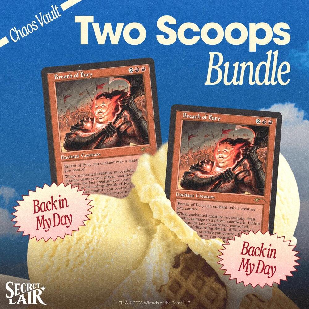 Secret Lair Drop: Two Scoops - Double Vanilla Bundle, Secret Lair Drop Series P693575