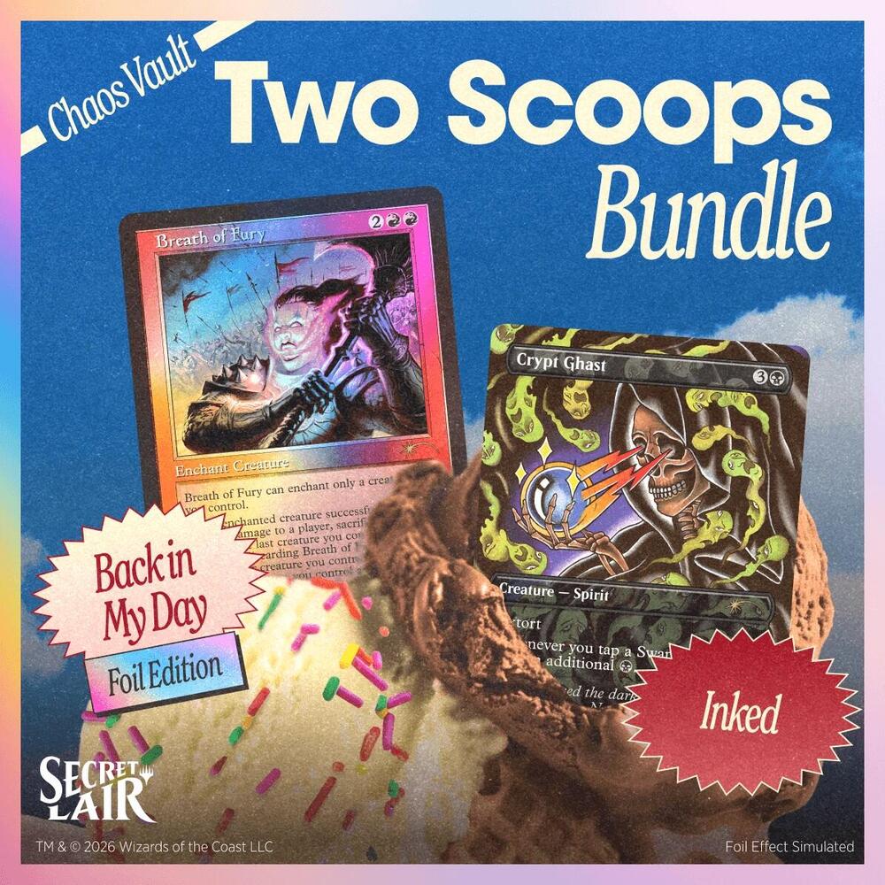 Secret Lair Drop: Two Scoops - The Vanilla Party, Chocolate Business Bundle, Secret Lair Drop Series P693579