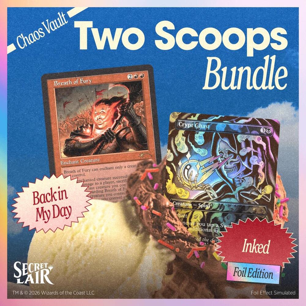 Secret Lair Drop: Two Scoops - The Vanilla Business, Chocolate Party Bundle, Secret Lair Drop Series P693580