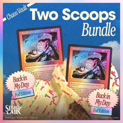 Secret Lair Drop: Two Scoops - Double Vanilla With Sprinkles Bundle, Secret Lair Drop Series P693582