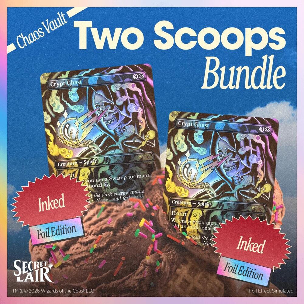 Secret Lair Drop: Two Scoops - Double Chocolate With Sprinkles Bundle, Secret Lair Drop Series P693584