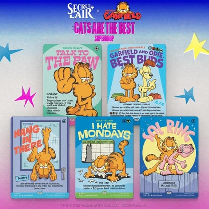 Secret Lair Drop: Secret Lair x Garfield: Motivationally Challenged - Non-Foil Edition, Secret Lair Drop Series P694965