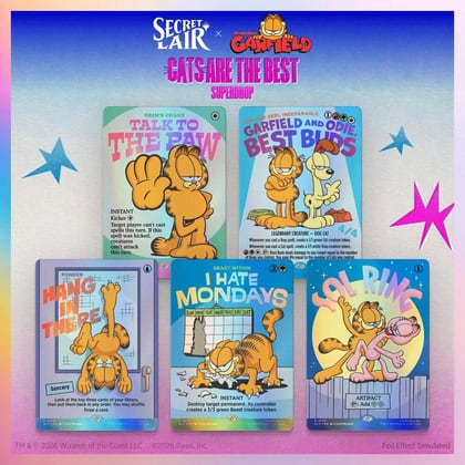 Secret Lair Drop: Secret Lair x Garfield: Motivationally Challenged - Traditional Foil Edition, Secret Lair Drop Series P694966