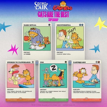 Secret Lair Drop: Secret Lair x Garfield: As Intended - Non-Foil Edition, Secret Lair Drop Series P694967
