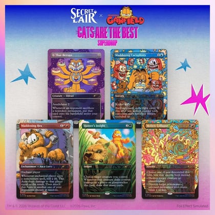 Secret Lair Drop: Secret Lair x Garfield: Our Only Thought Is To Entertain You - Traditional Foil Edition, Secret Lair Drop Series P694970