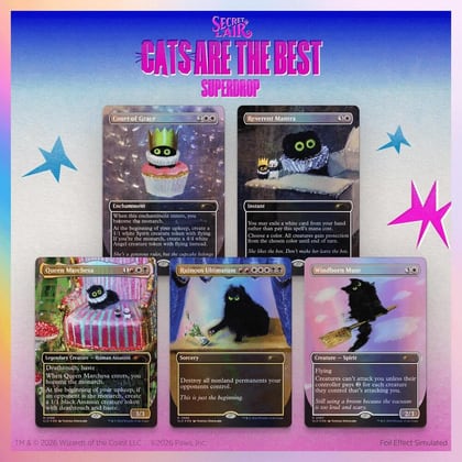 Secret Lair Drop: Purr Majesty - Traditional Foil Edition, Secret Lair Drop Series P695135