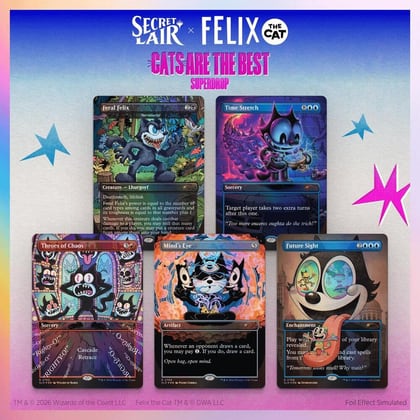 Secret Lair Drop: Secret Lair x Felix the Cat: Magic Bag of Tricks - Traditional Foil Edition, Secret Lair Drop Series P696127