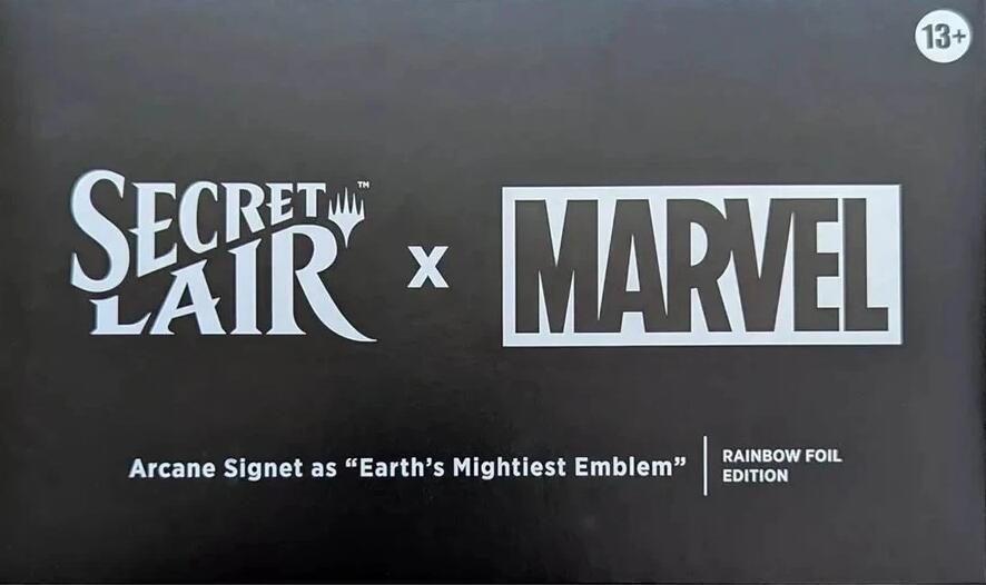 Secret Lair x Marvel: Arcane Signet as "Earth's Mightiest Emblem" - Rainbow Foil Edition, Secret Lair Drop Series P696500