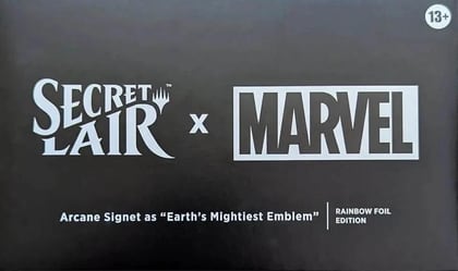 Secret Lair x Marvel: Arcane Signet as "Earth's Mightiest Emblem" - Rainbow Foil Edition, Secret Lair Drop Series P696500