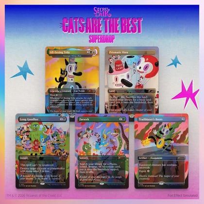 Secret Lair Drop: Toby's Journey By Gary Baseman - Traditional Foil Edition, Secret Lair Drop Series P696851