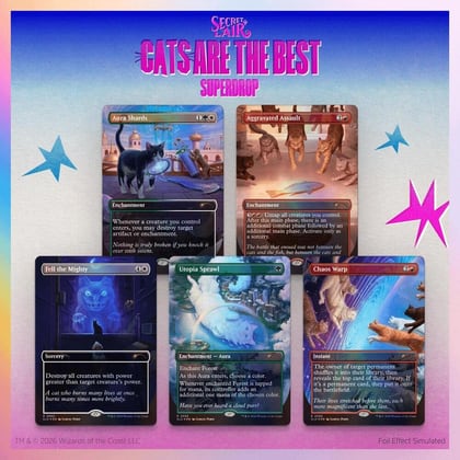 Secret Lair Drop: Cats of Chaos - Traditional Foil Edition, Secret Lair Drop Series P700796