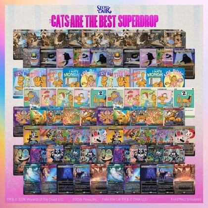 Secret Lair Cats Are the Best Superdrop: Cats Rule Everything Bundle, Secret Lair Drop Series P700802